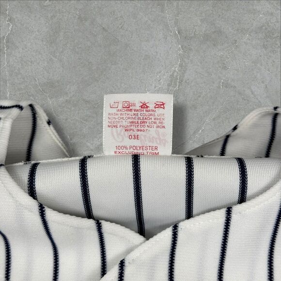 Vintage 80s New York Yankees Pinstripe MLB Baseball Jersey - 42 - Picture 7 of 9